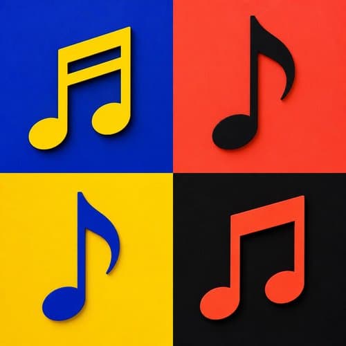Note Values — Whole, Half, Quarter, Eighth by Psalmix