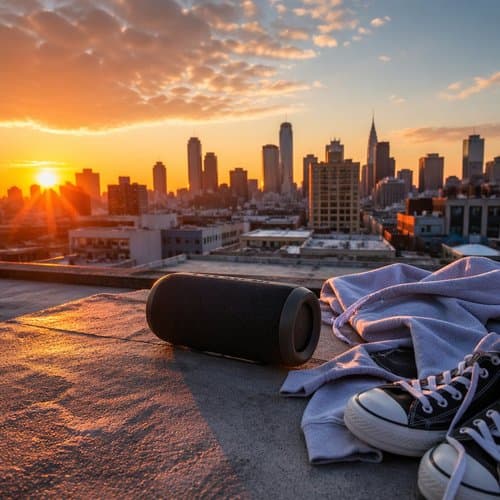 Glow Up On The Roof by Psalmix