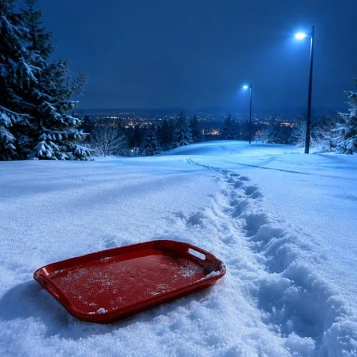 Same Hill, First Snow by Psalmix