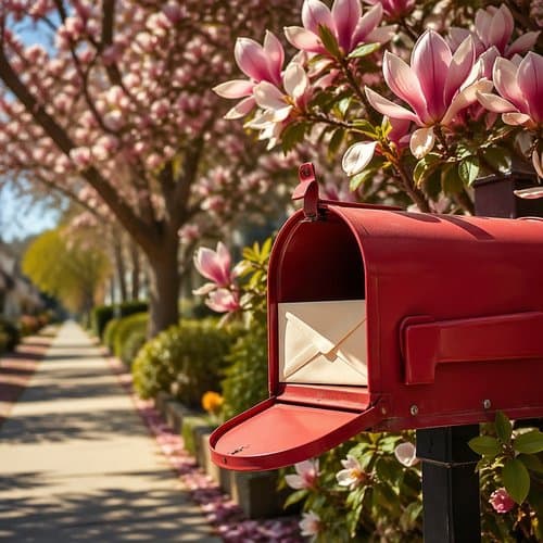 Mailbox on Magnolia by Psalmix