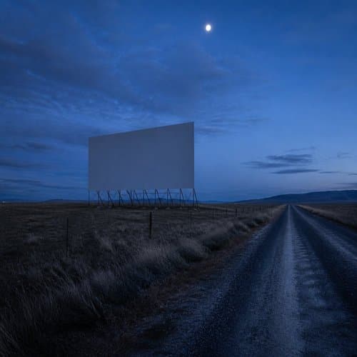 Old Drive-In Screen by Psalmix