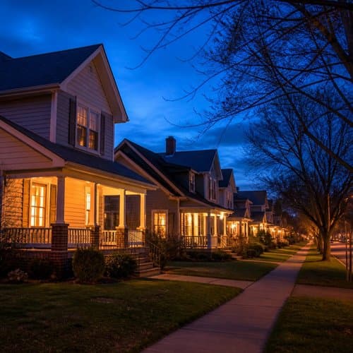 Porch Lights for the Millers by Psalmix
