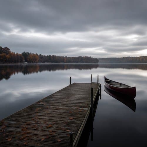 The Lake in October by Psalmix