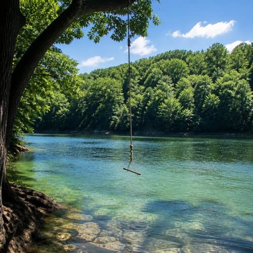 Reunion at the Rope Swing by Psalmix