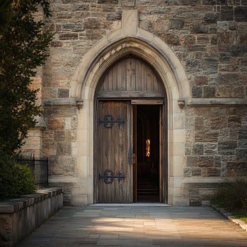 Standing At The Church Door by Psalmix
