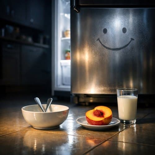 Under the Fridge Light by Psalmix