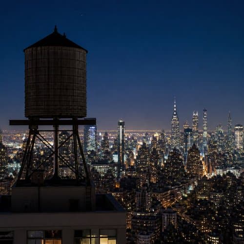Skyline From the Water Tower by Psalmix