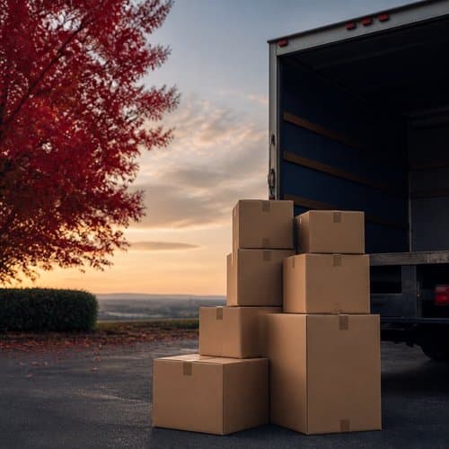 Boxes Labeled Someday by Psalmix