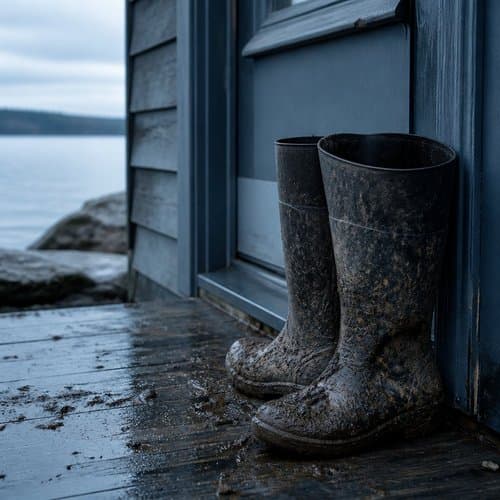 His Old Fishing Boots by Psalmix