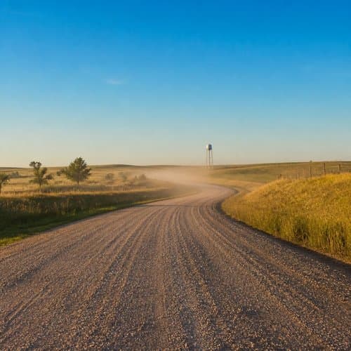 Gravel Road Out of Town by Psalmix